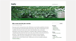 Desktop Screenshot of kapky.lednacek.net